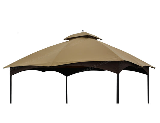 APEX GARDEN Replacement Canopy Top Massillon / Turnberry 10' x 12' Gazebo Model #L-GZ933PST / #L-GZ933PCO-L(TAN) - APEX GARDEN