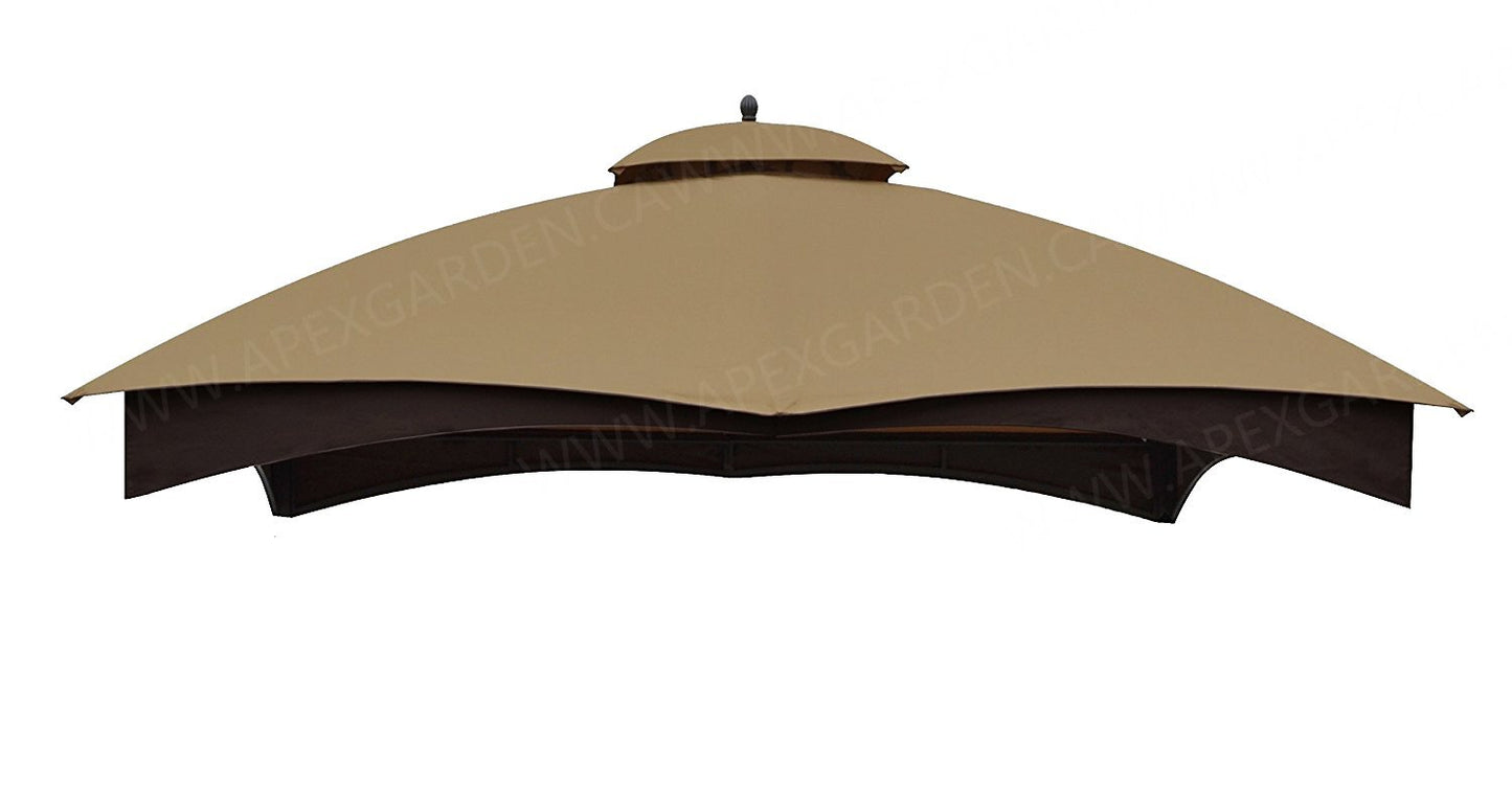 ALISUN Canopy Gazebo Cover Top for Lowe's Allen Roth 12-ft x 10-ft gazebo #TPGAZ17-002C - APEX GARDEN