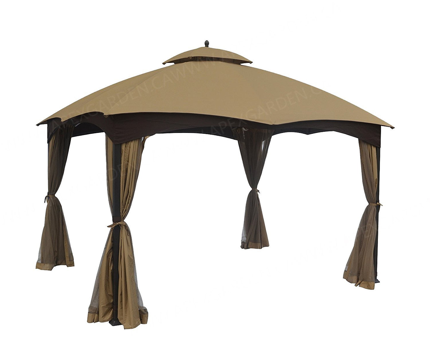 ALISUN Canopy Gazebo Cover Top for Lowe's Allen Roth 12-ft x 10-ft gazebo #TPGAZ17-002C - APEX GARDEN