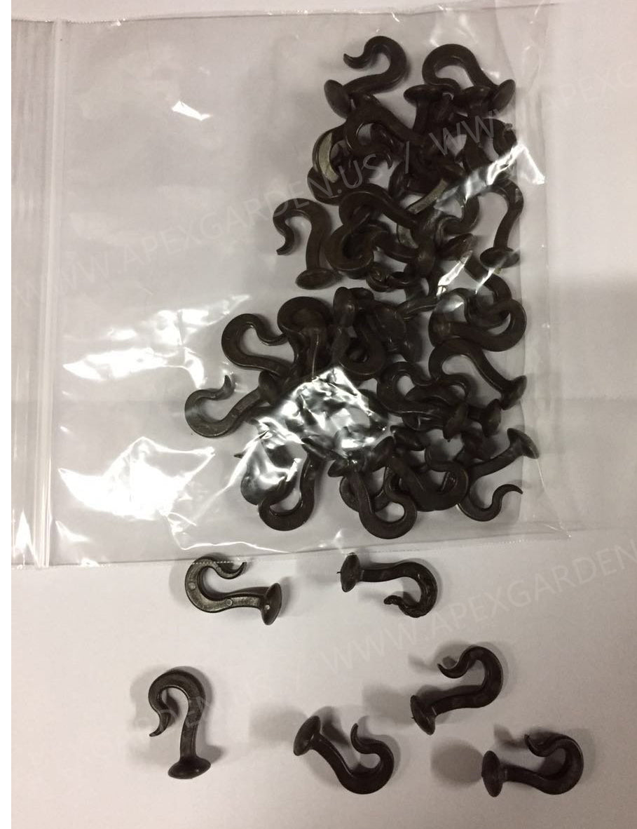 Plastic Hooks for Gazebo Curtains and Mosquito Netting/for the Lowe's allen roth and the Bay Gazebo Track - Quantity of 36 - - APEX GARDEN
