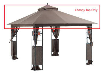 APEX GARDEN Replacement Canopy Top for 10 ft. x 12 ft. RosaBella Gazebo Model#YH-20S087B - APEX GARDEN
