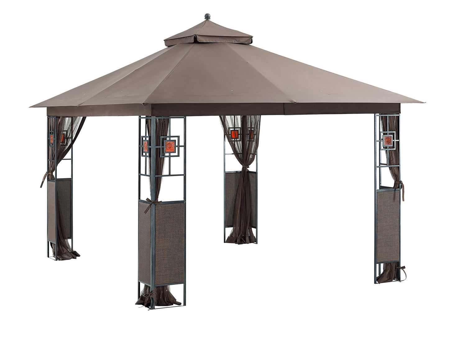 APEX GARDEN 10 ft. x 12 ft. RosaBella Gazebo Model#YH-20S087B - APEX GARDEN