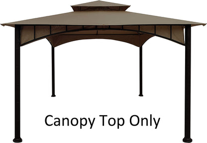 APEX GARDEN Replacement Canopy Top CAN ONLY FIT for Model #D-GZ136PST-N Summer Breeze Soft Top Gazebo (Canopy Top Only) (Tan) - APEX GARDEN