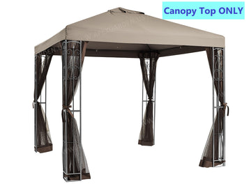 APEX GARDEN Replacement Canopy Top for 8 ft. x 8 ft. Rococo Gazebo - APEX GARDEN