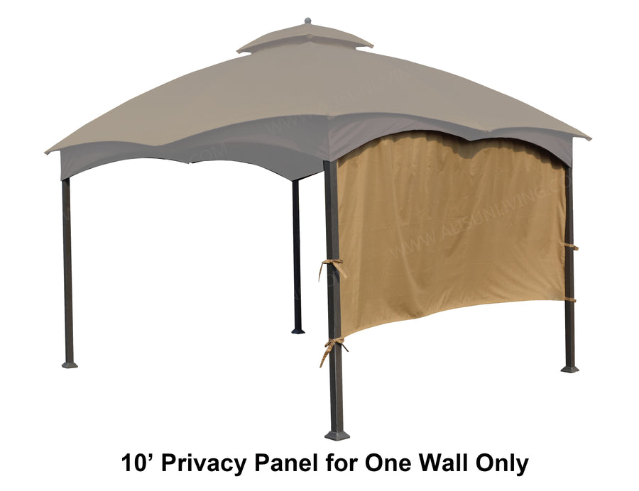 10' Privacy Panel Curtain Wall for 10' or 12' Gazebo 119