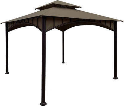 APEX GARDEN Replacement Canopy Top CAN ONLY FIT for Model #D-GZ136PST-N Summer Breeze Soft Top Gazebo (Canopy Top Only) (Tan) - APEX GARDEN