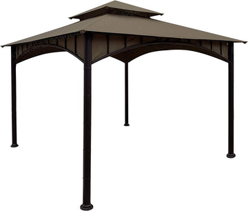 APEX GARDEN Replacement Canopy Top CAN ONLY FIT for Model #D-GZ136PST-N Summer Breeze Soft Top Gazebo (Canopy Top Only) (Tan) - APEX GARDEN