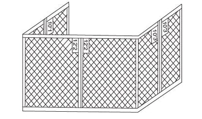 Replacement Curtain for RONA TP-GAZ17-017 Gazebo - APEX GARDEN