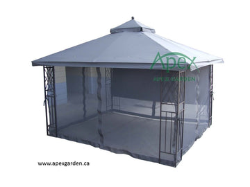 Replacement Canopy Top for YH-12601S-L 10'x12' Gazebo - APEX GARDEN