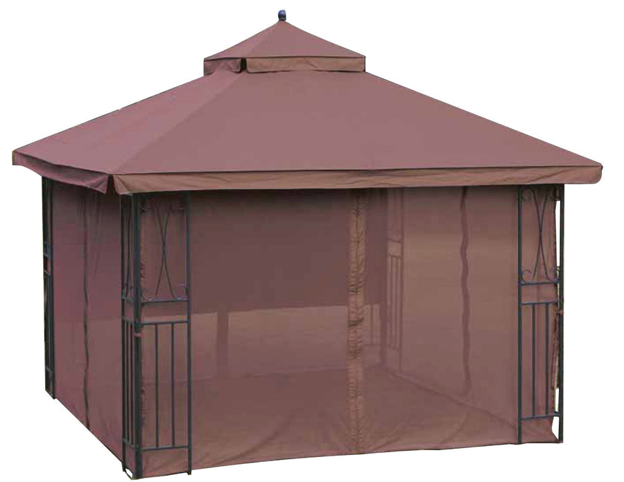Replacement Canopy Top for YH-9910 10'x10' Gazebo(NO Outer Overhang) - APEX GARDEN