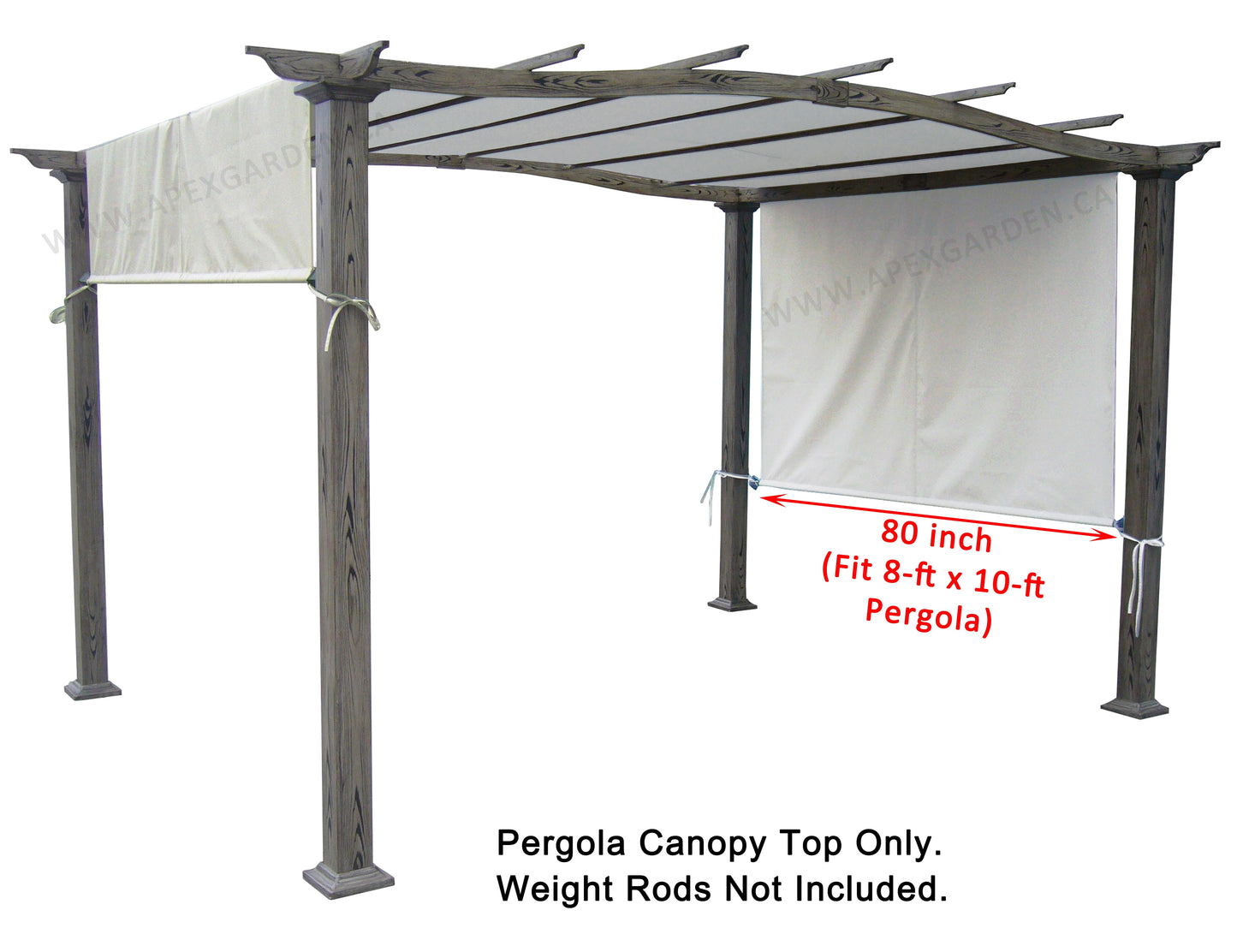 Replacement Canopy Top YHH-13G-1 8'x10' Pergola / Gazebo - APEX GARDEN
