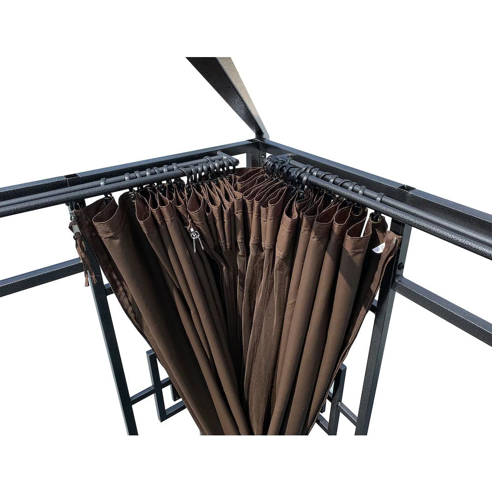 APEX GARDEN 10 ft. x 12 ft. RosaBella Gazebo Model#YH-20S087B - APEX GARDEN